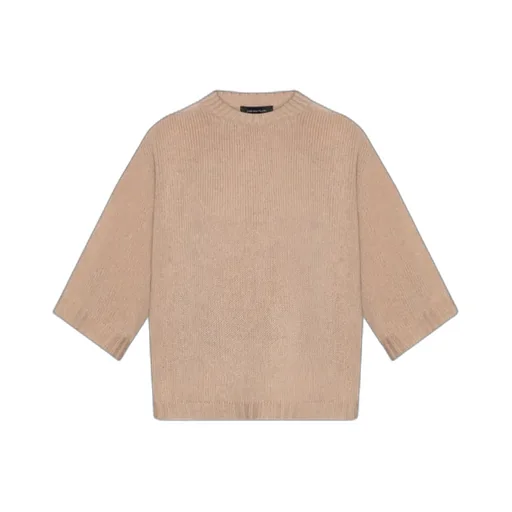 Three Quarter Sleeved Knitted Jumper
