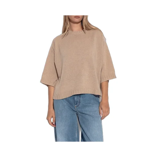 Three Quarter Sleeved Knitted Jumper