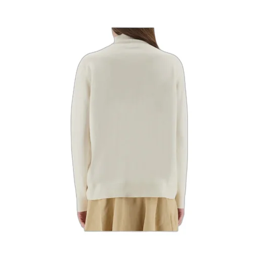 Turtleneck Button-Detailed Jumper