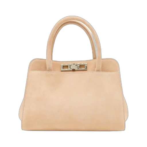 Logo Embossed Tote Bag