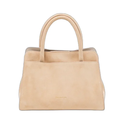 Logo Embossed Tote Bag