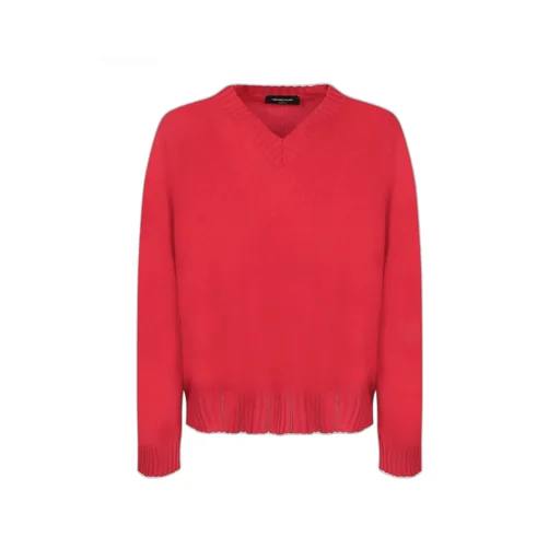 V-Neck Knitted Jumper