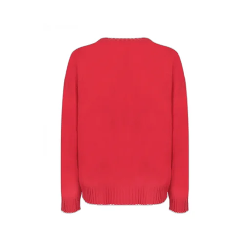 V-Neck Knitted Jumper