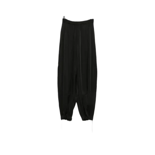 Pleated Straight-Leg Trousers