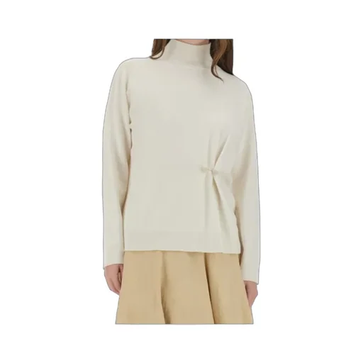 Turtleneck Button-Detailed Jumper