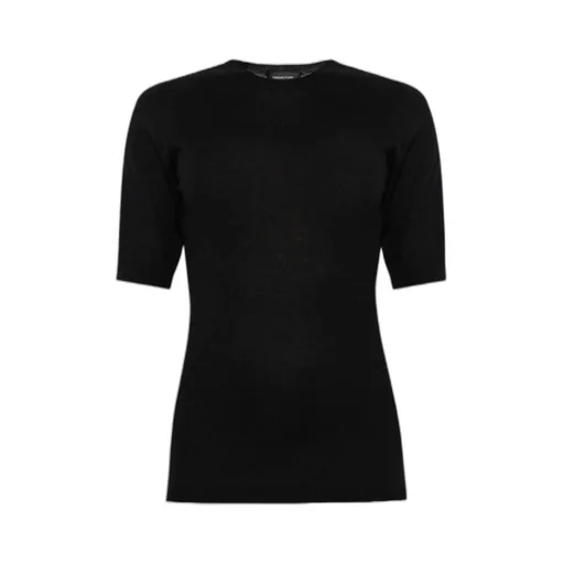 Short-Sleeved Knitted Sweater