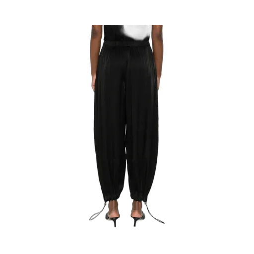 Pleated Straight-Leg Trousers