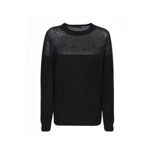 Panelled Crewneck Jumper