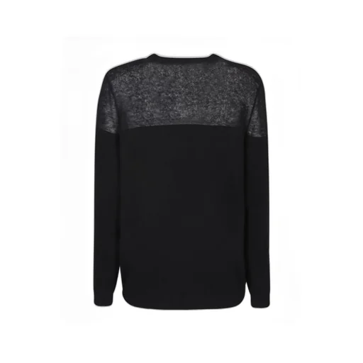 Panelled Crewneck Jumper