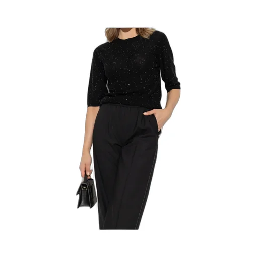Sequin Embellished Knitted Sweater