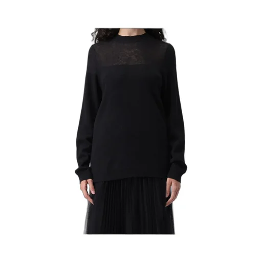 Panelled Crewneck Jumper