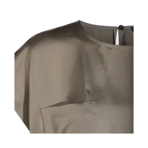 Crewneck Satin Top