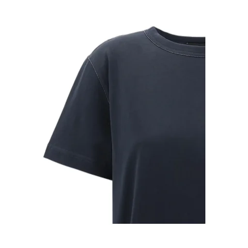 Filo Diamante Detailed Short Sleeved Basic T-Shirt