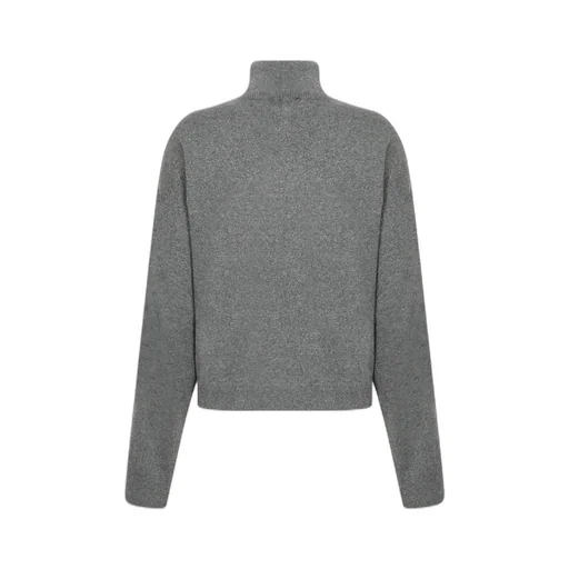 High-Neck Lurex Detailed Jumper