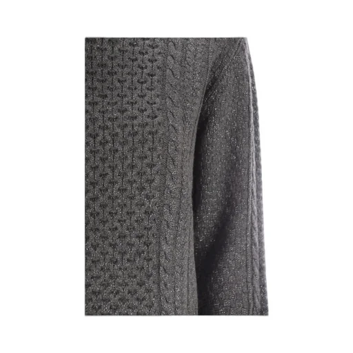 Cable-Knit Embellished Jumper
