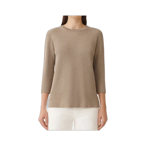 Lurex-Detailed Crewneck Jumper