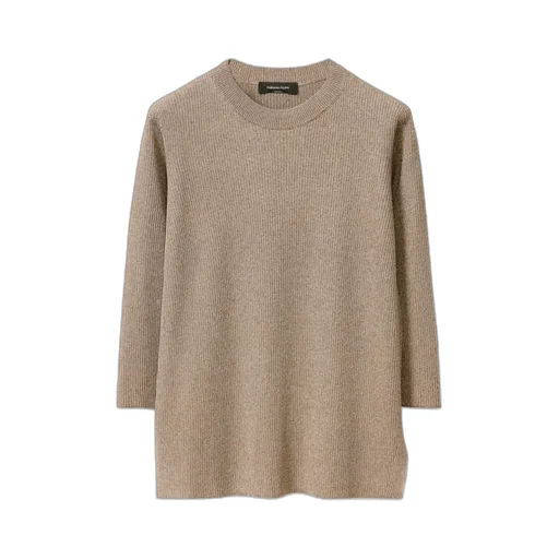 Lurex-Detailed Crewneck Jumper