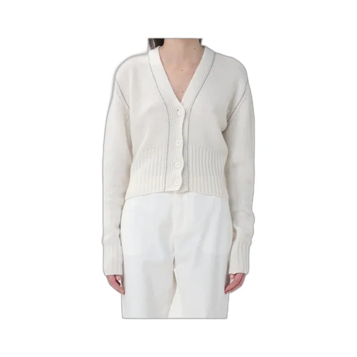 Embellished Trim V-Neck Cardigan