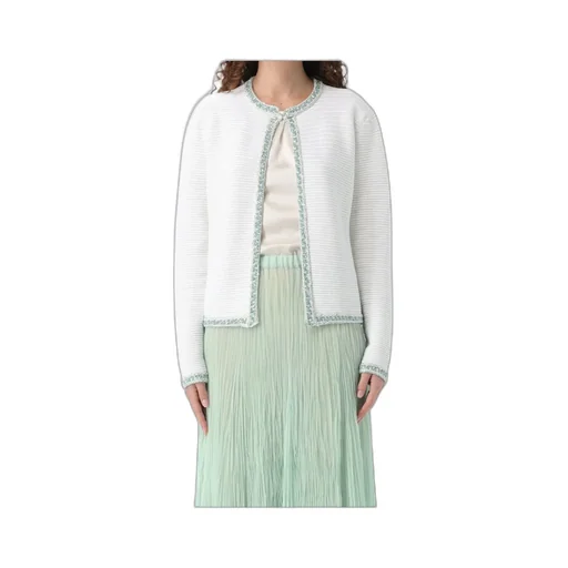 Contrast Trim Cardigan