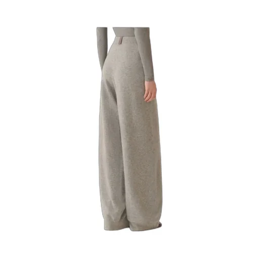 Cashmere Wide-Leg Trousers