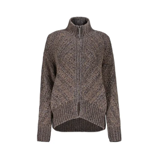 Knitted Zip Cardigan
