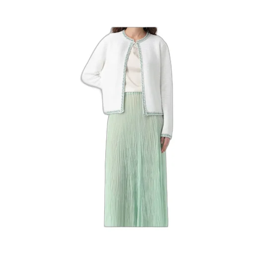Contrast Trim Cardigan