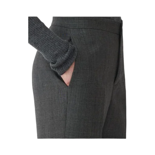 Creased Straight-Leg Pants