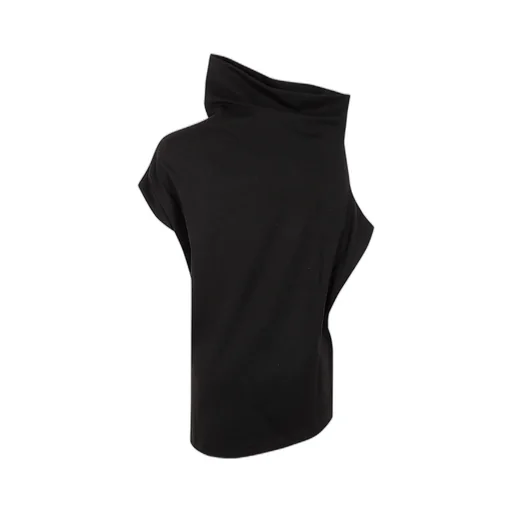 Short Sleeved Asymmetric Top