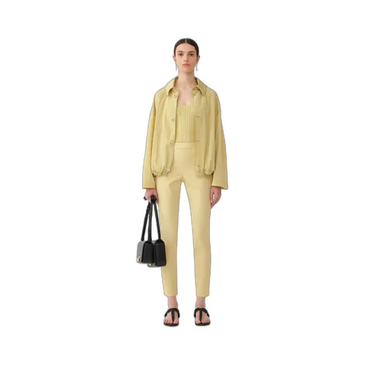 Straight-Leg Tailored-Cut Trousers