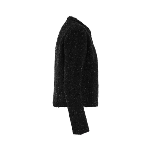 Tweed Trimmed Cropped Cardigan