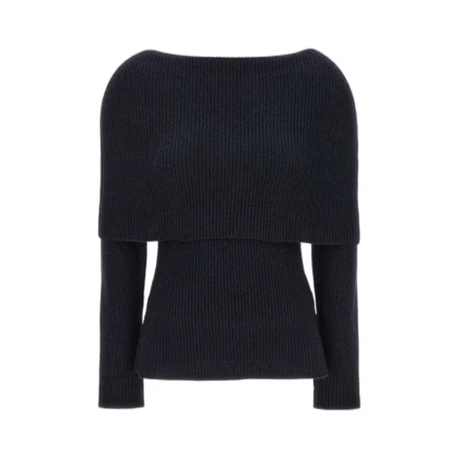 Off The Shoulder Long Sleeve Knit Top