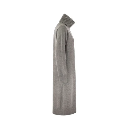 High Neck Knitted Dress