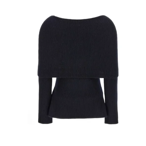 Off The Shoulder Long Sleeve Knit Top