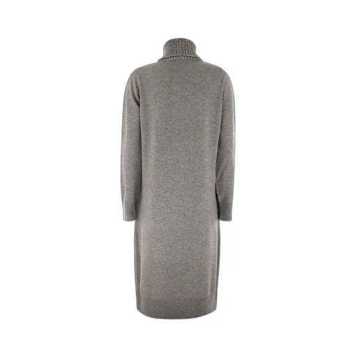 High Neck Knitted Dress