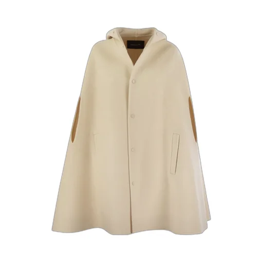 Hooded Button-Up Cape