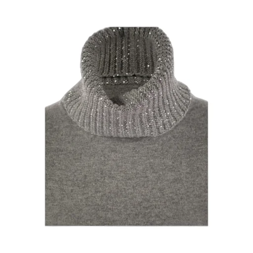 High Neck Knitted Dress