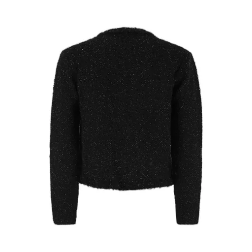 Tweed Trimmed Cropped Cardigan