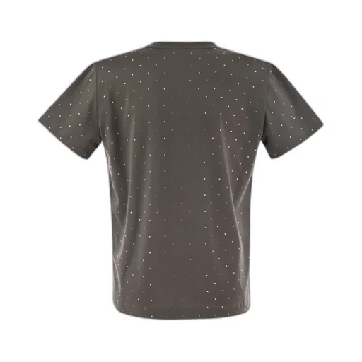 Stud Embellished Crewneck T-Shirt