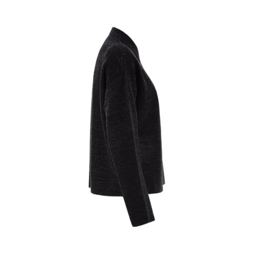Lurex Detailed Polo Neck Jumper
