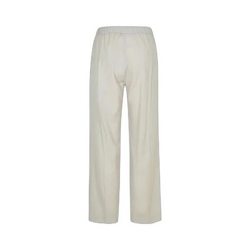 Elasticated Waistband Straight Leg Trousers