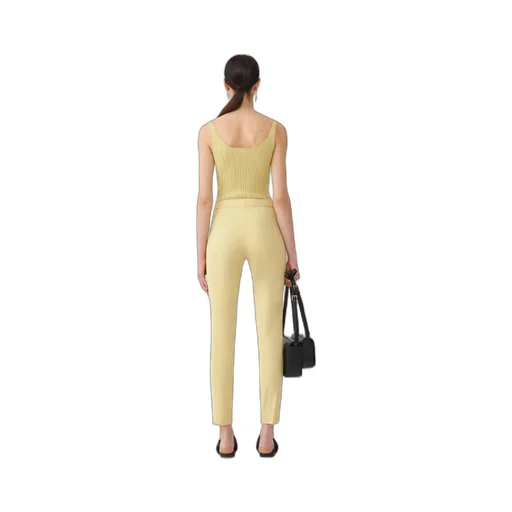 Straight-Leg Tailored-Cut Trousers