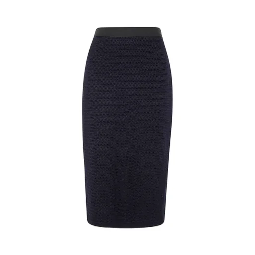 Elasticated Waistband Pencil Skirt