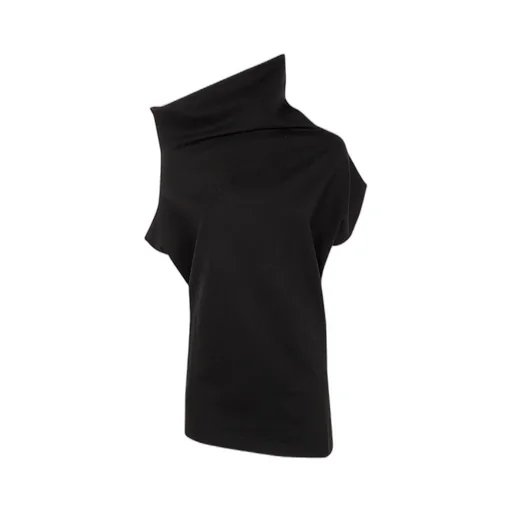 Short Sleeved Asymmetric Top