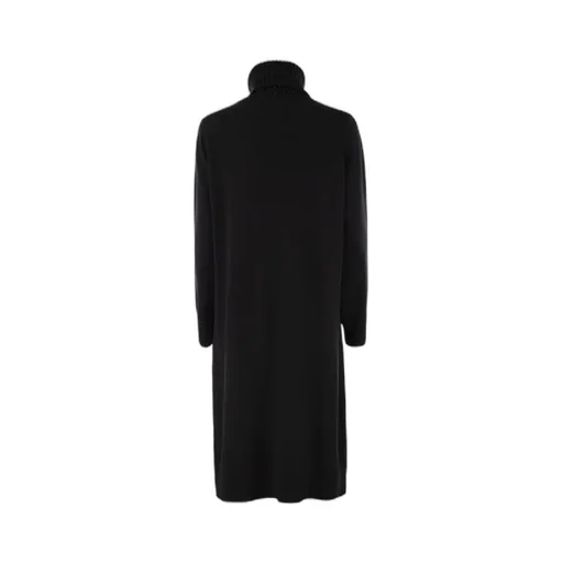 High Neck Knitted Dress