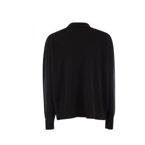 Sequin Embellished Crewneck Knitted Jumper