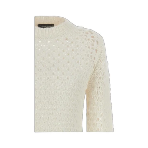 Perforated Mesh Knitted Jumper