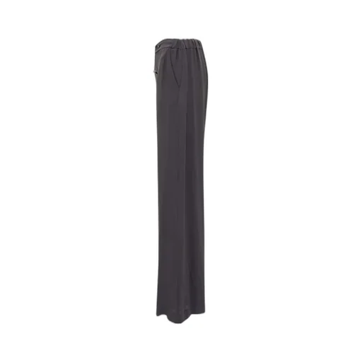 Wide-Leg Drawstring Trousers