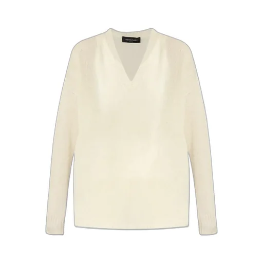 V-Neck Drop Shoulder Jumper
