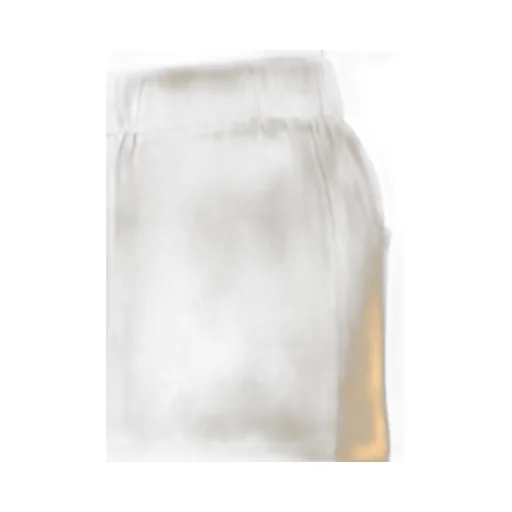 Elasticated Waistband Straight Crepe Trousers