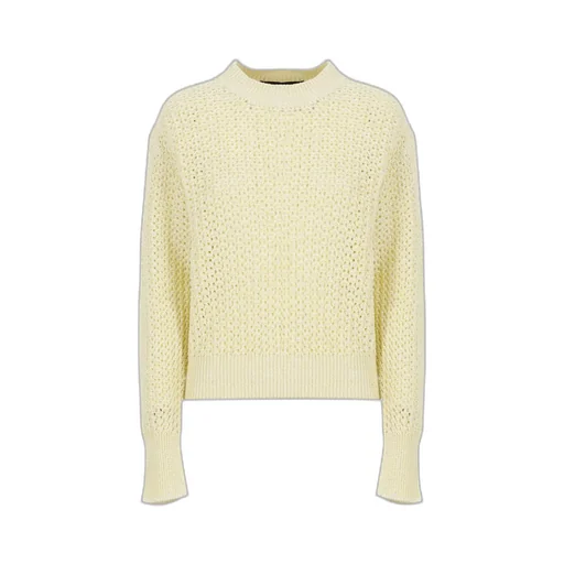 V-Neck Open-Knit Top